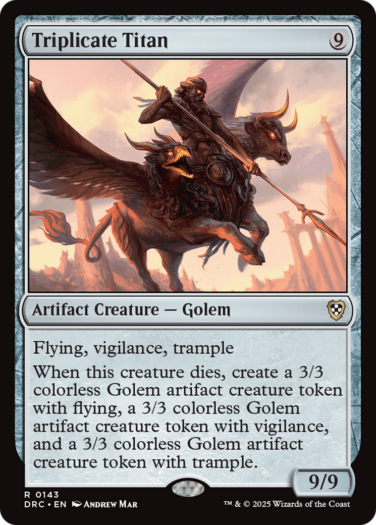 Image of Triplicate Titan [Aetherdrift Commander]