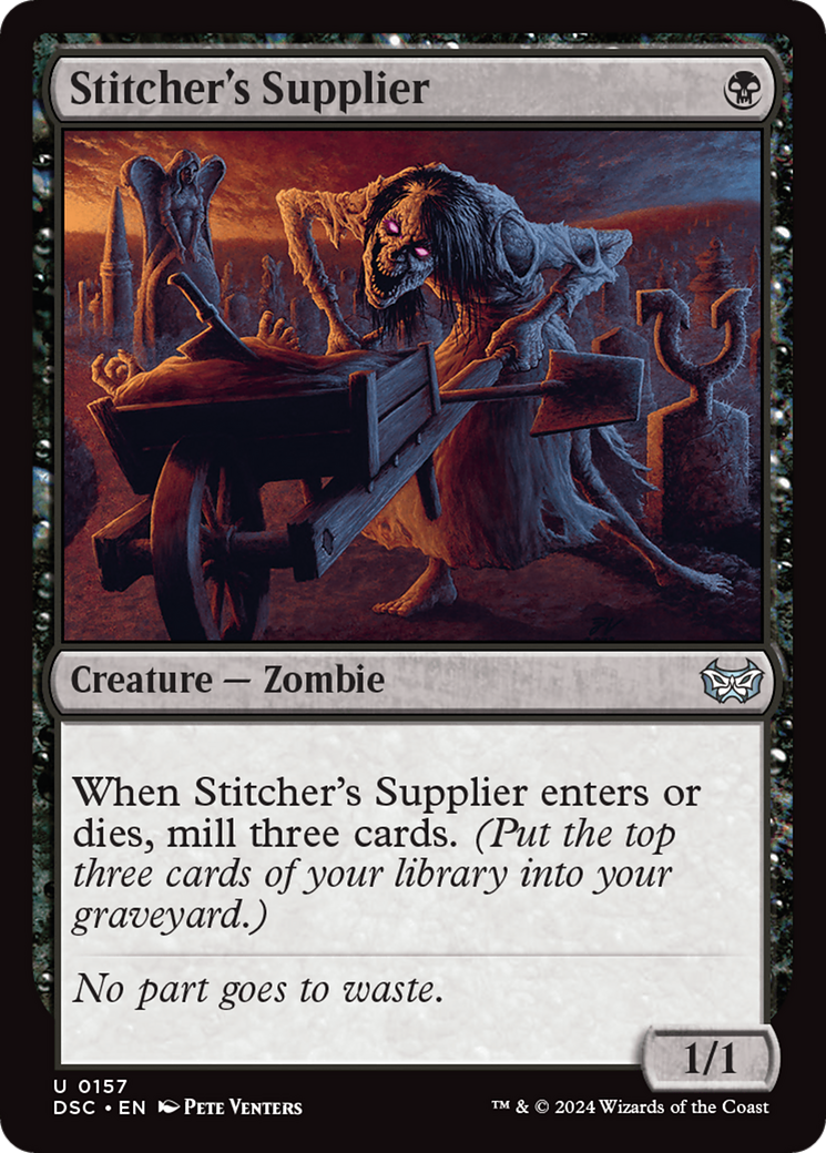 Image of Stitcher's Supplier [Duskmourn: House of Horror Commander]