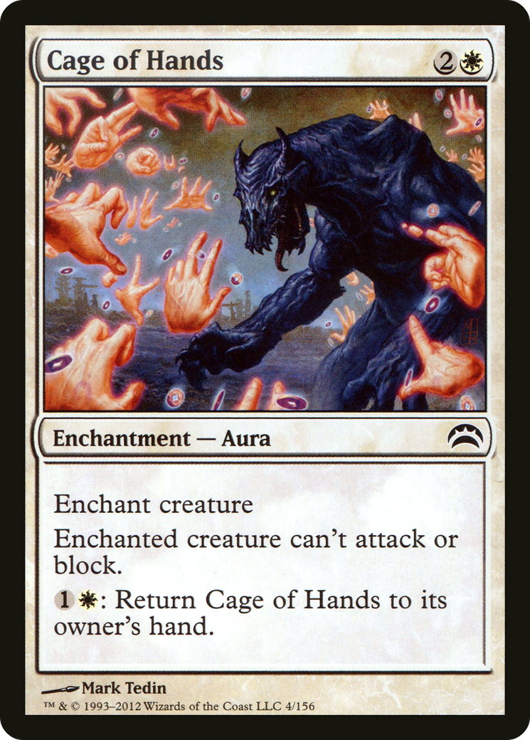 Image of Cage of Hands (PC2-004) - Planechase 2012 Foil