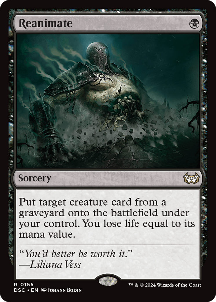 Image of Reanimate [Duskmourn: House of Horror Commander]