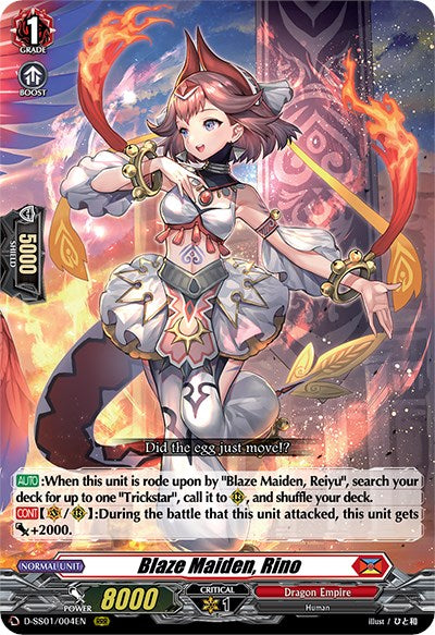 Image of Blaze Maiden, Rino (D-SS01/004EN) [Festival Collection 2021]