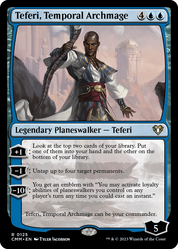 Image of Teferi, Temporal Archmage [Commander Masters]