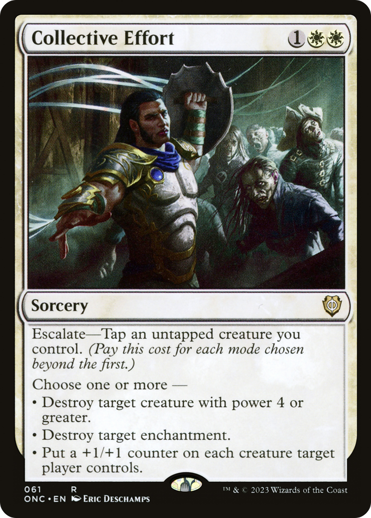 Image of Collective Effort [Phyrexia: All Will Be One Commander]
