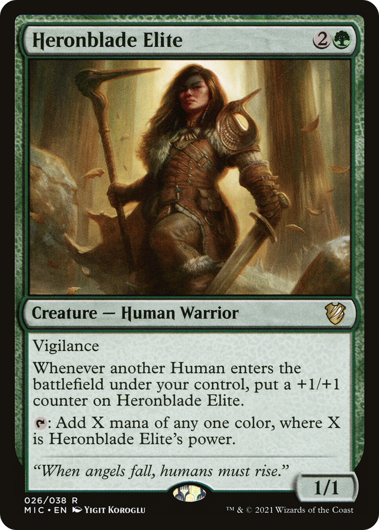 Image of Heronblade Elite [Innistrad: Midnight Hunt Commander]