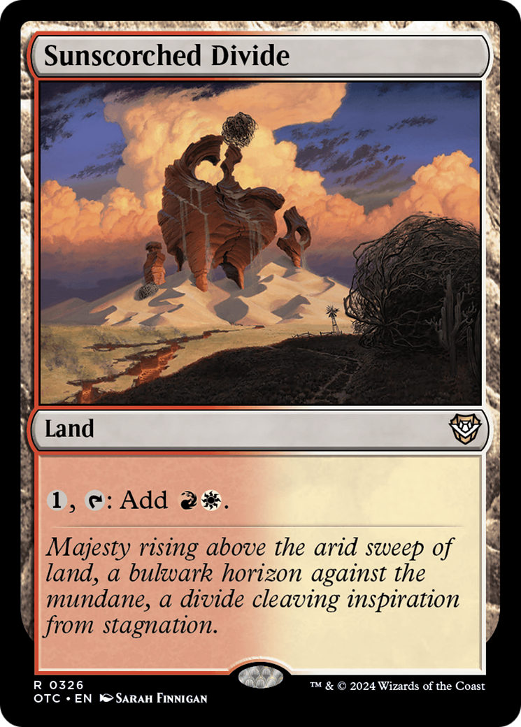 Image of Sunscorched Divide [Outlaws of Thunder Junction Commander]
