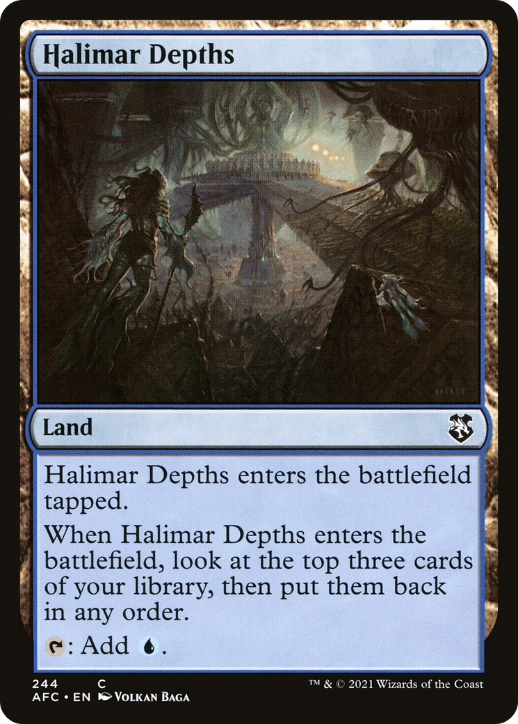 Image of Halimar Depths [Dungeons & Dragons: Adventures in the Forgotten Realms Commander]