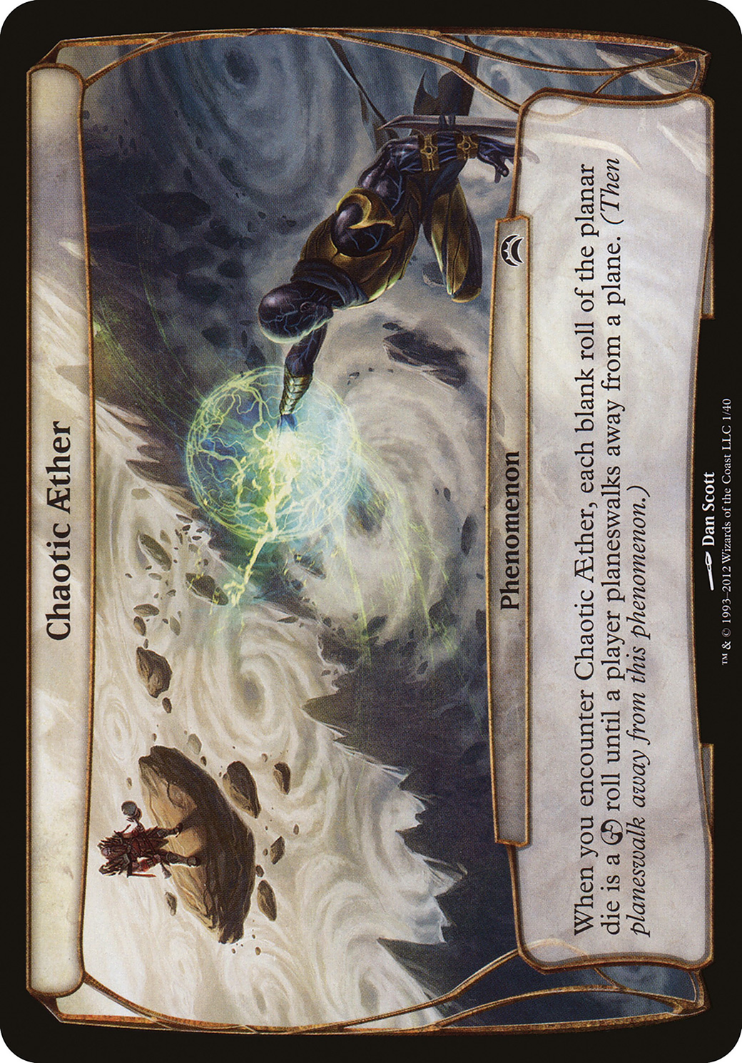 Image of Chaotic Aether (Planechase 2012) (OVER-001) - Planechase 2012 Planes Foil