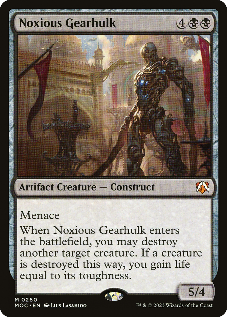 Image of Noxious Gearhulk [March of the Machine Commander]