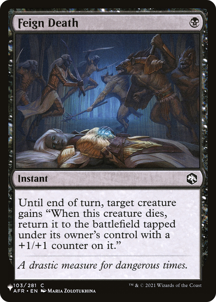 Image of Feign Death [The List]