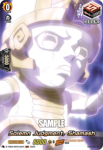 Image of Solemn Judgment, Shamash (D-TB03/SKR150EN) [Shaman King]