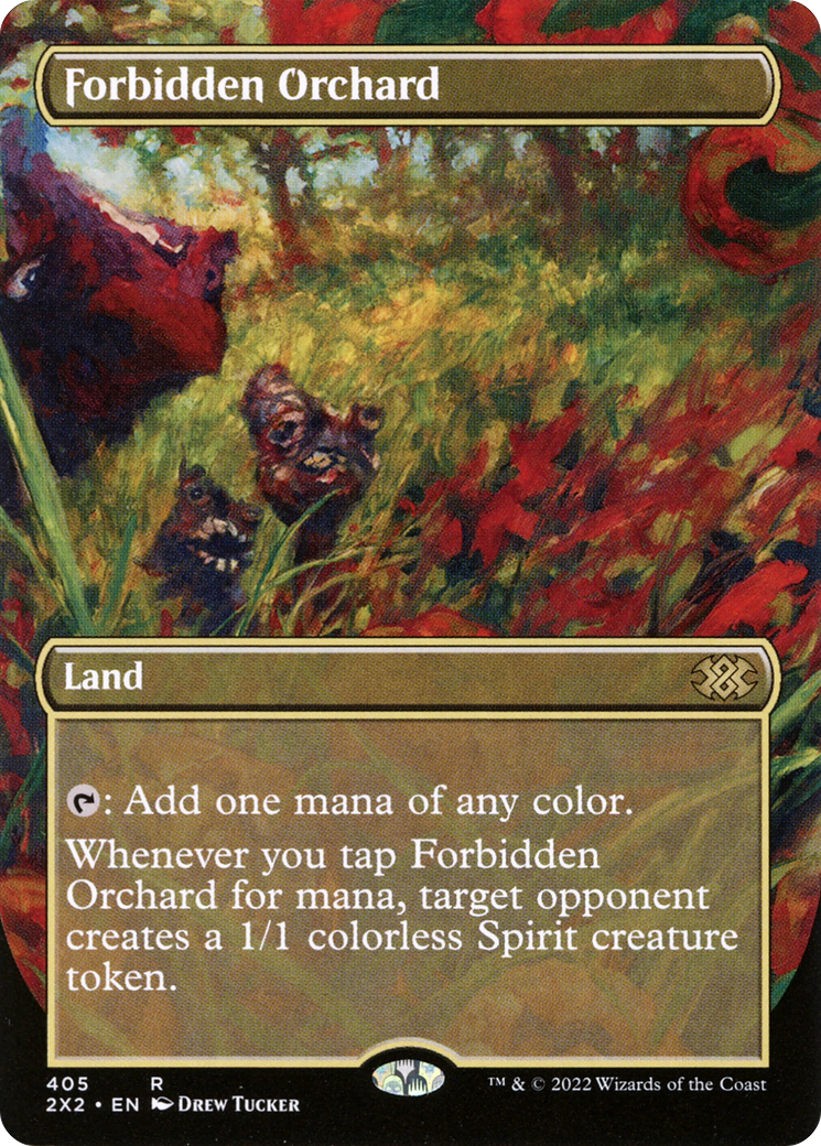 Image of Forbidden Orchard (Borderless Alternate Art) [Double Masters 2022]