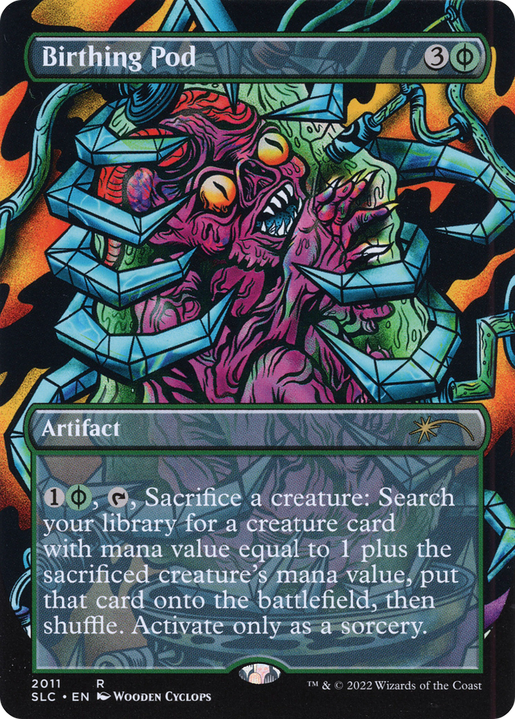 Image of Birthing Pod (Borderless Alternate Art) [Secret Lair Countdown Kit]