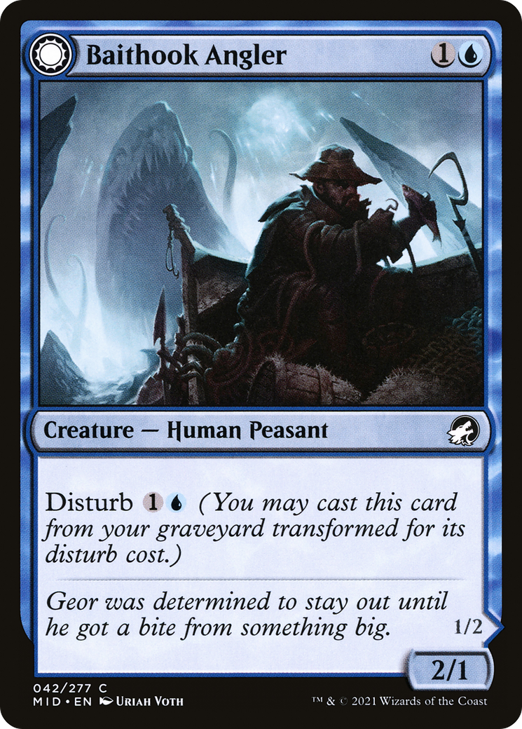 Image of Baithook Angler // Hook-Haunt Drifter [Innistrad: Midnight Hunt]