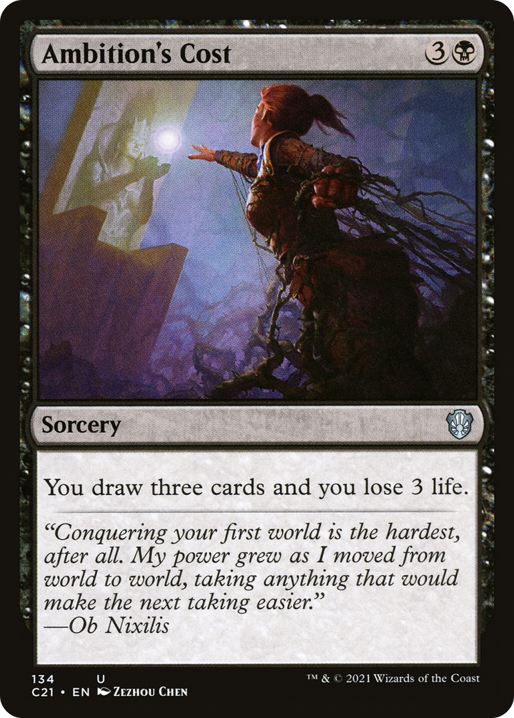 Image of Ambition's Cost [Commander 2021]