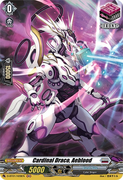 Image of Cardinal Draco, Aeblood (D-BT01/H28EN) [Genesis of the Five Greats]