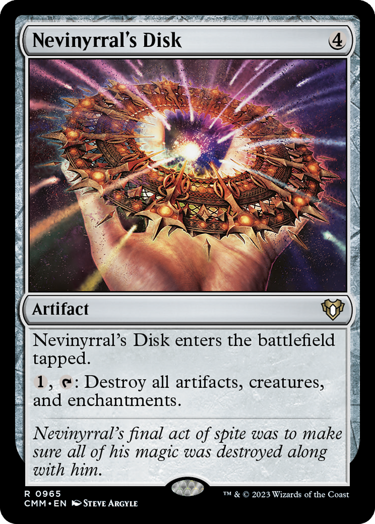 Image of Nevinyrral's Disk [Commander Masters]