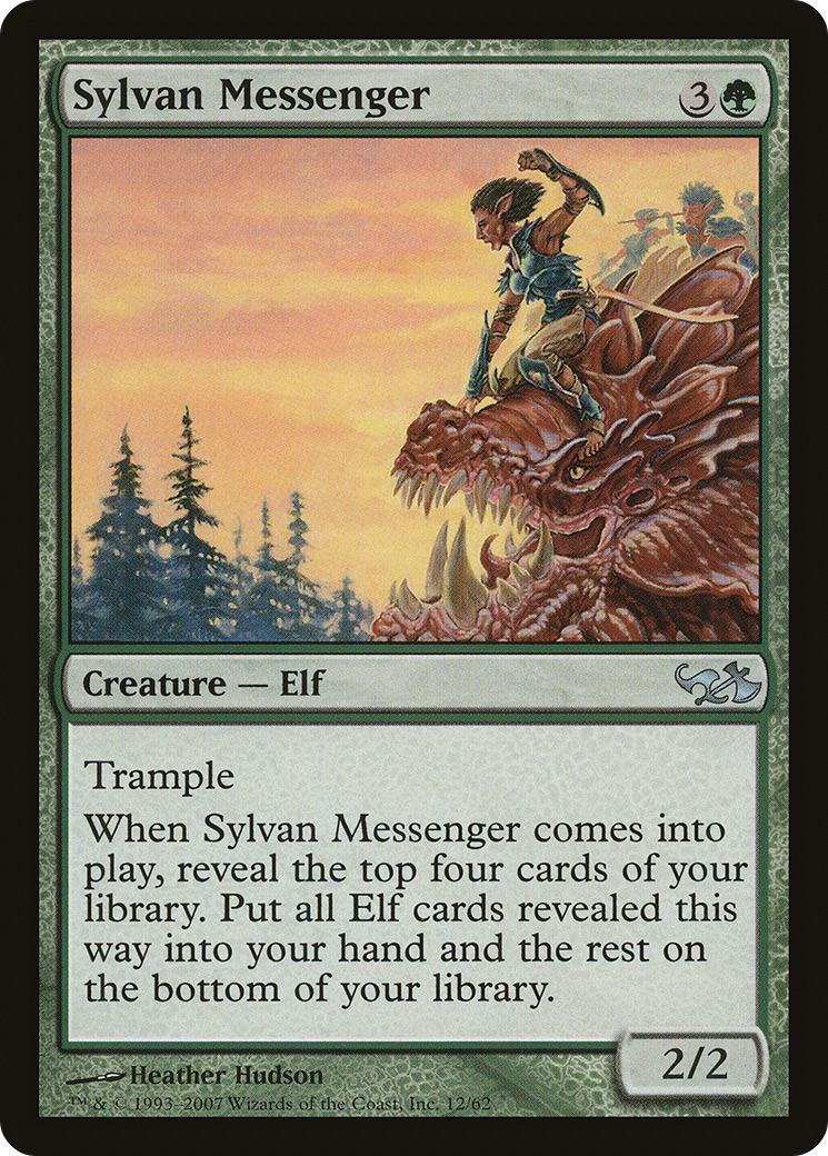 Image of Sylvan Messenger [Duel Decks: Elves vs. Goblins]
