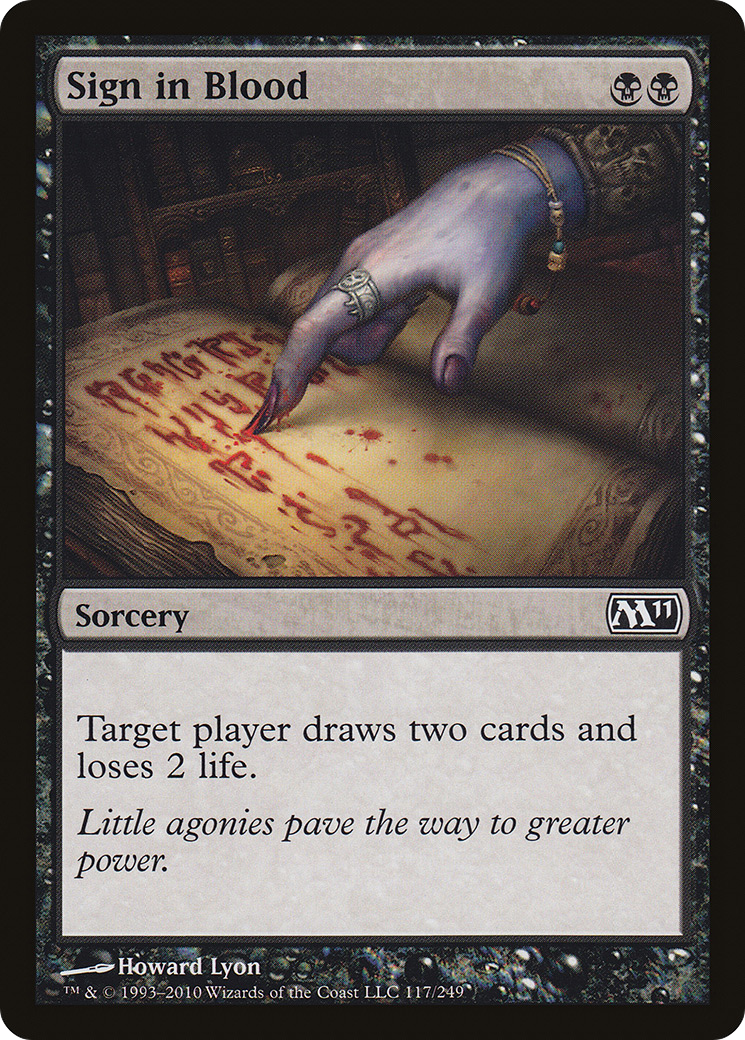 Image of Sign in Blood [Magic 2011]