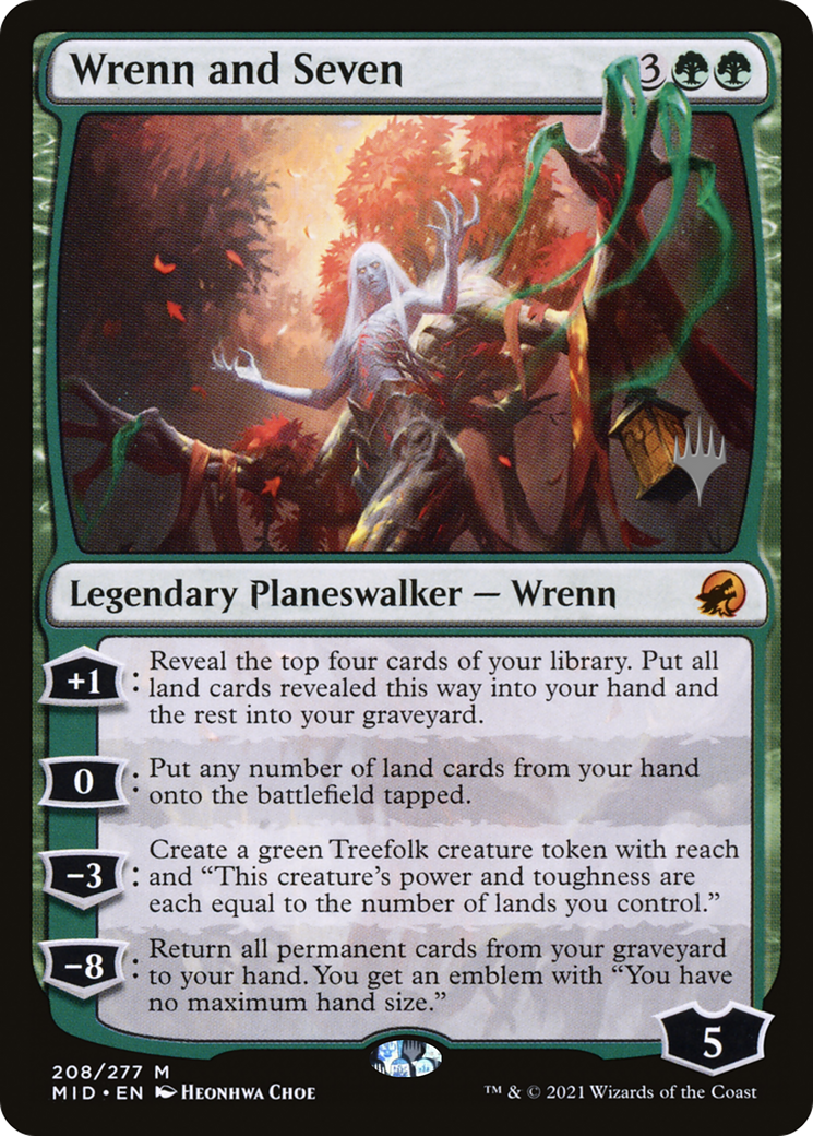 Image of Wrenn and Seven (Promo Pack) [Innistrad: Midnight Hunt Promos]