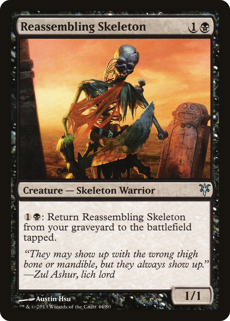 Image of Reassembling Skeleton [Duel Decks: Sorin vs. Tibalt]