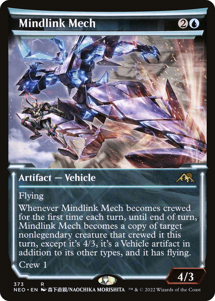 Image of Mindlink Mech (Showcase Soft Glow) [Kamigawa: Neon Dynasty]