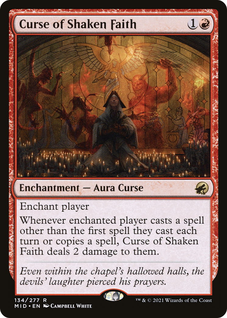 Image of Curse of Shaken Faith [Innistrad: Midnight Hunt]