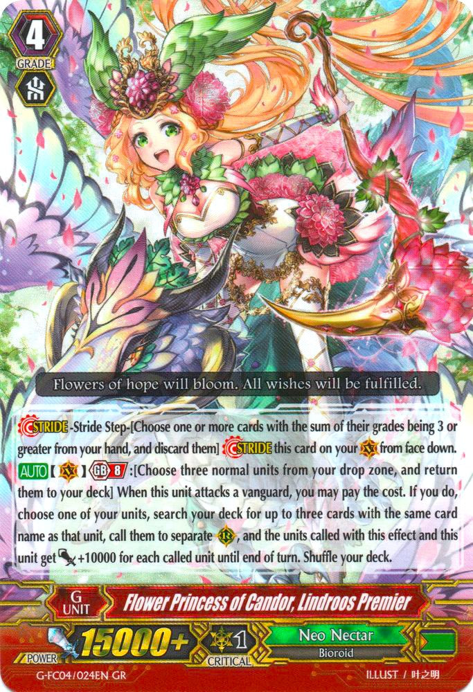 Image of Flower Princess of Candor, Lindroos Premier (G-FC04/024EN) [Fighters Collection 2017]