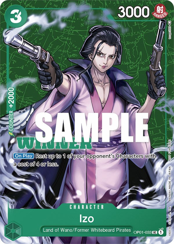 Image of Izo (Tournament Pack Vol. 2) [Winner] [One Piece Promotion Cards]