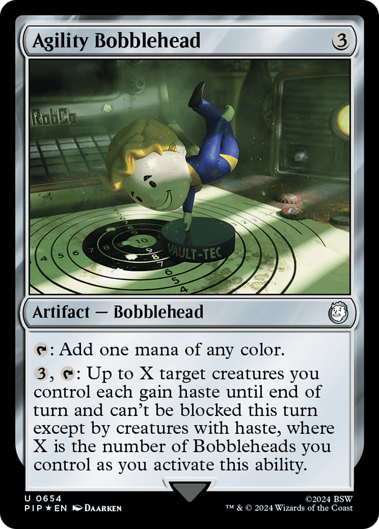 Image of Agility Bobblehead (Surge Foil) [Fallout]