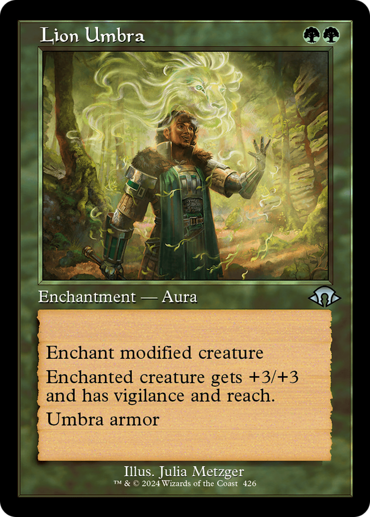 Image of Lion Umbra (Retro Frame) [Modern Horizons 3]