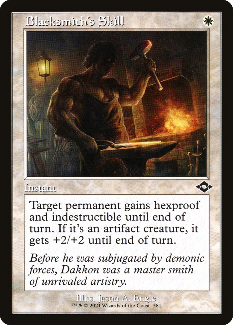 Image of Blacksmith's Skill (Retro) [Modern Horizons 2]