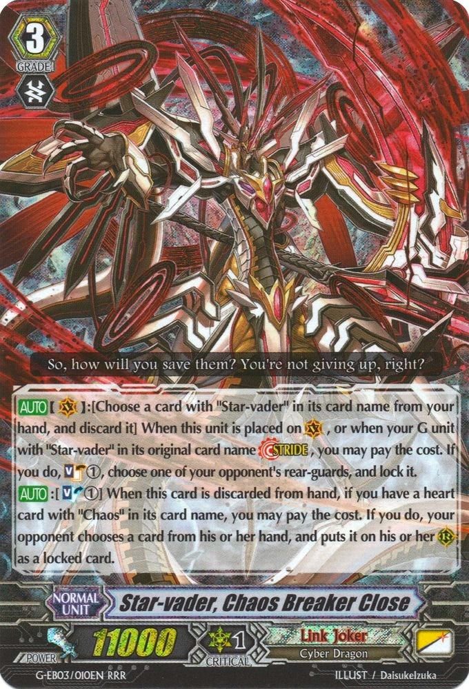 Image of Star-vader, Chaos Breaker Close (G-EB03/010EN) [The GALAXY STAR GATE]