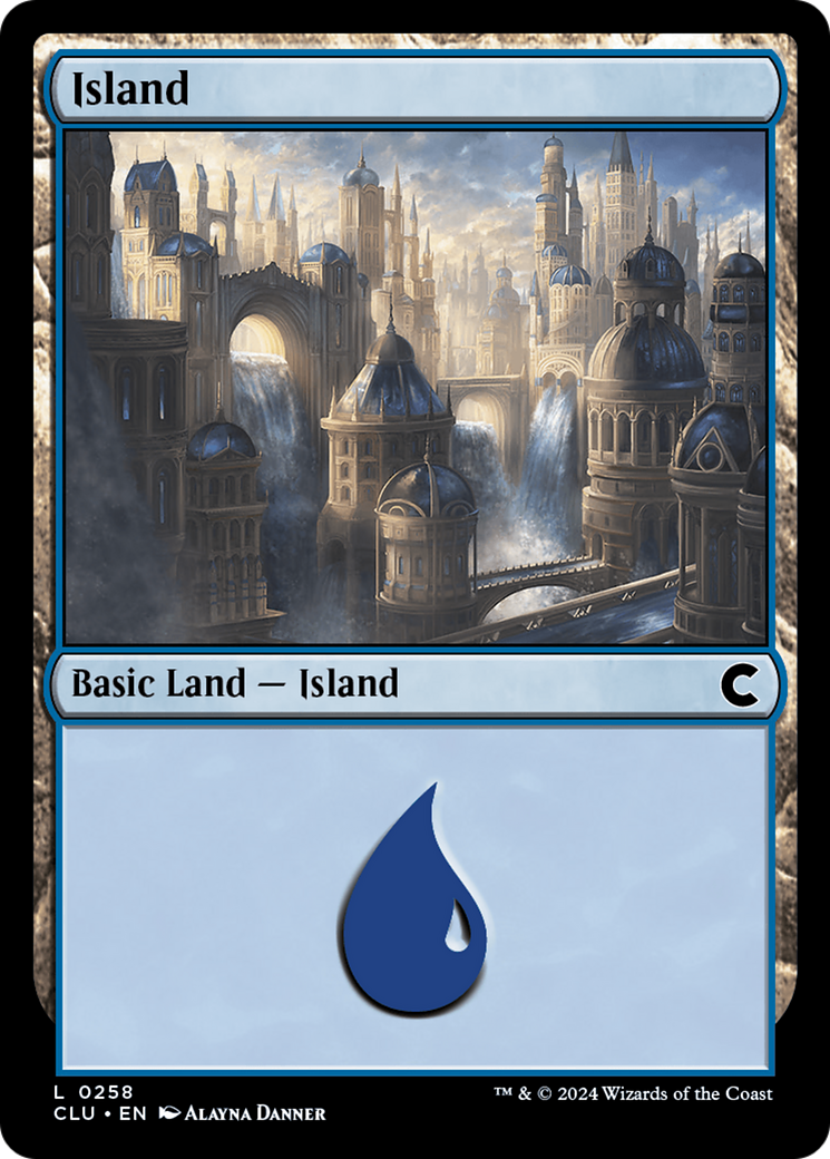 Image of Island (0258) [Ravnica: Clue Edition]