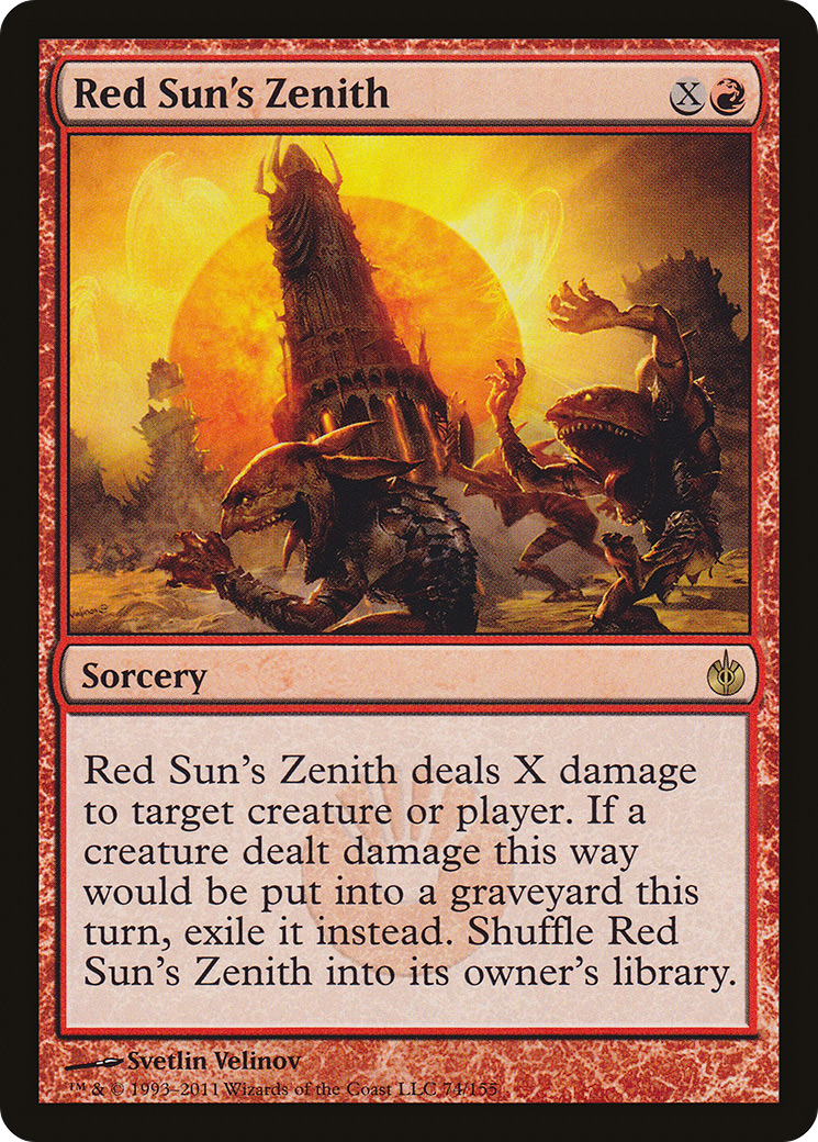 Image of Red Sun's Zenith [Mirrodin Besieged]
