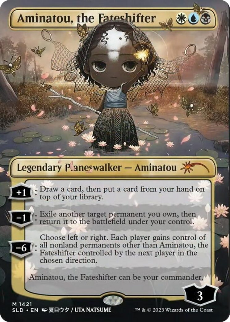 Image of Aminatou, the Fateshifter (Rainbow Foil) [Secret Lair Drop Series]