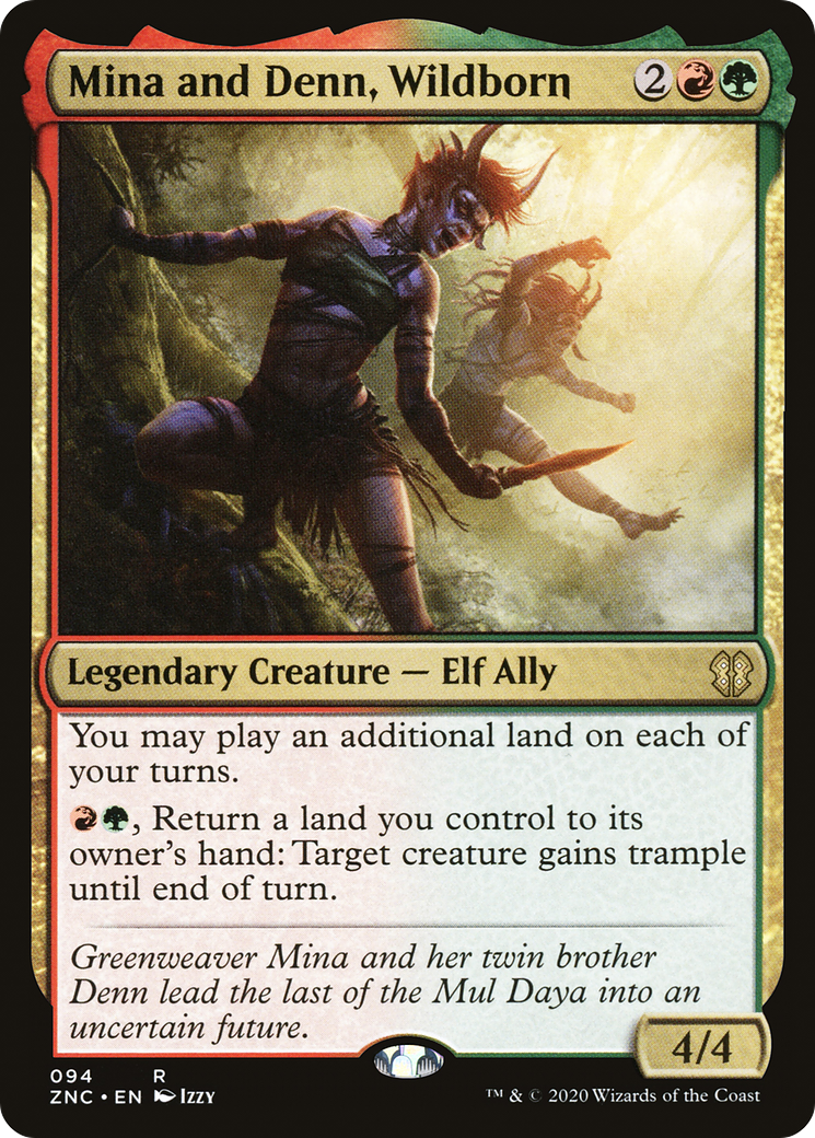Image of Mina and Denn, Wildborn [Zendikar Rising Commander]