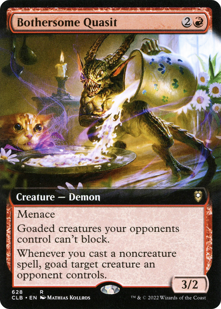 Image of Bothersome Quasit (Extended Art) [Commander Legends: Battle for Baldur's Gate]