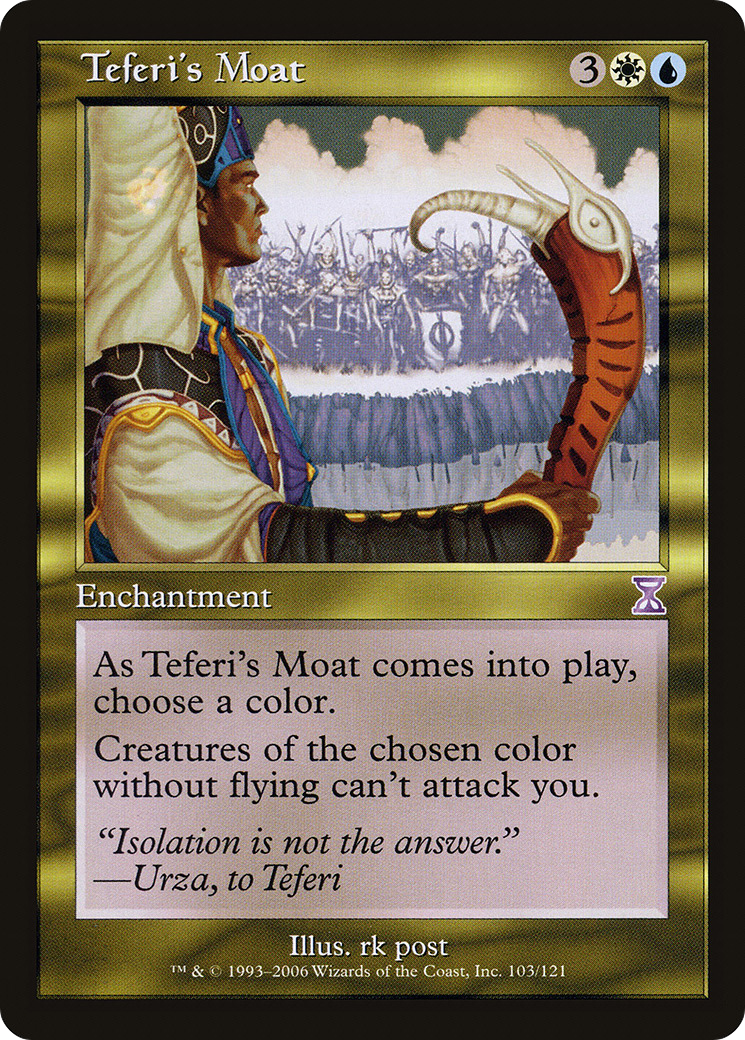 Image of Teferi's Moat [Time Spiral Timeshifted]