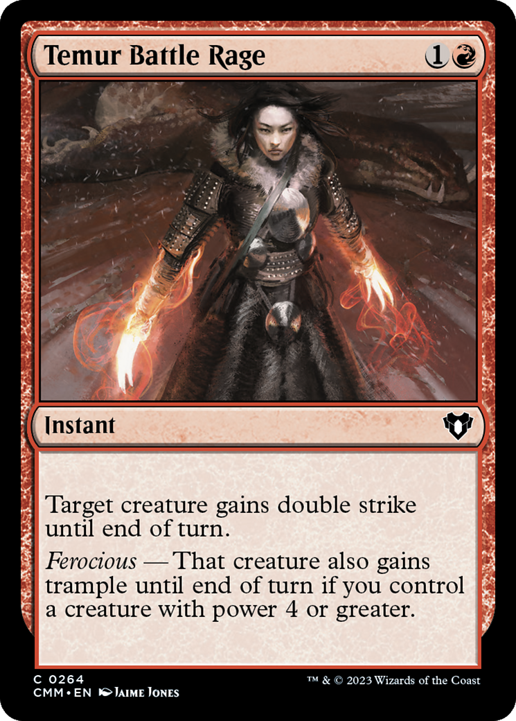 Image of Temur Battle Rage [Commander Masters]