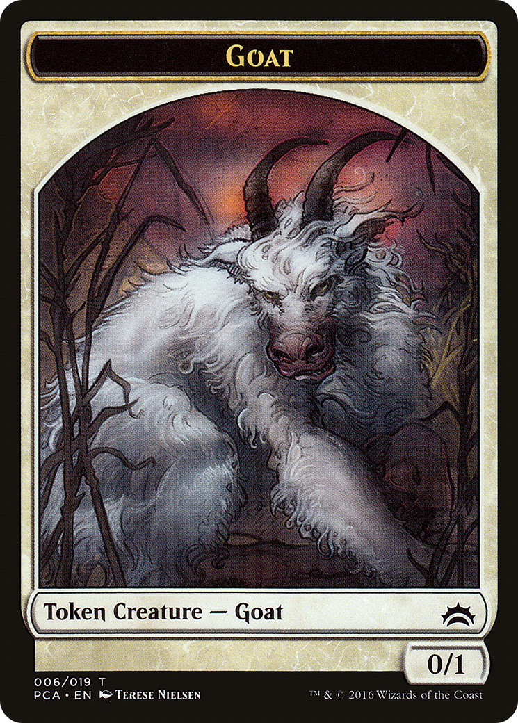 Image of Goat // Insect Double-Sided Token [Planechase Anthology Tokens]