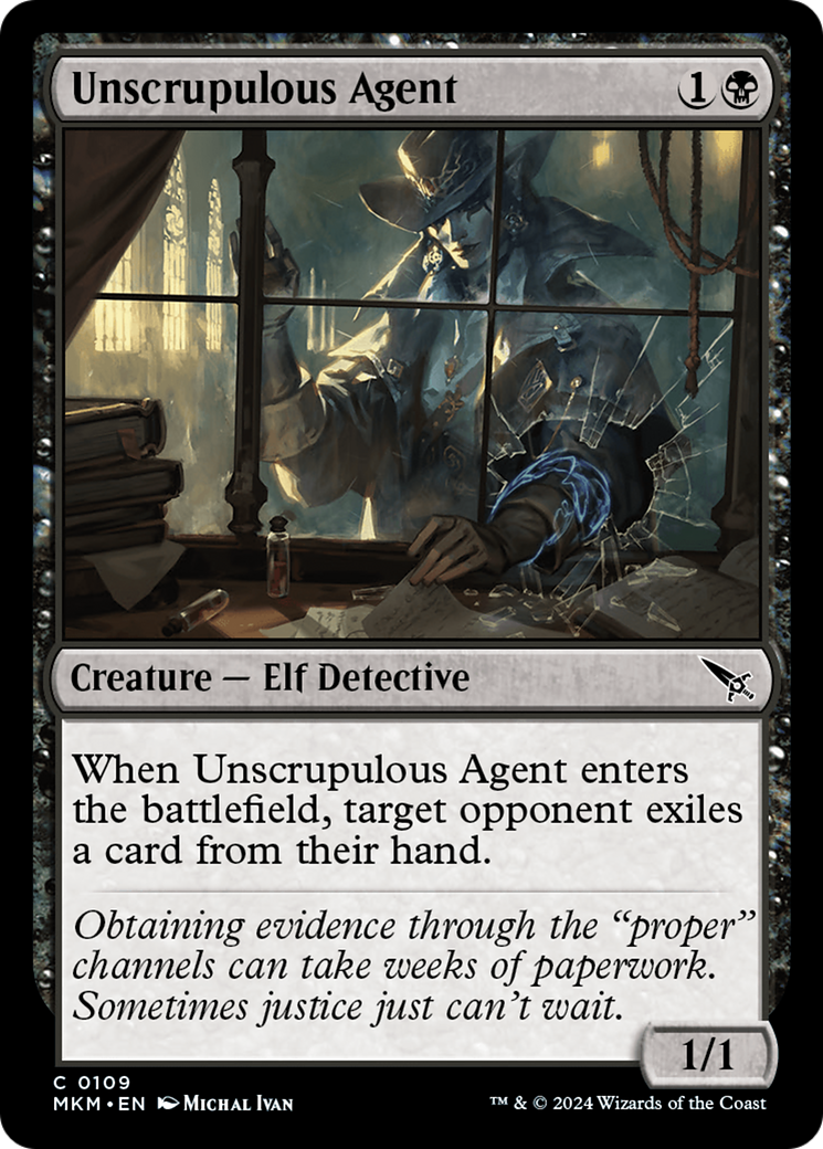 Image of Unscrupulous Agent [Murders at Karlov Manor]