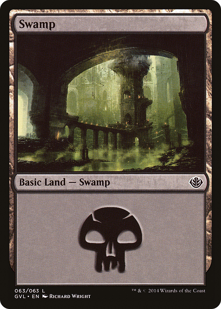 Image of Swamp (63) (Garruk vs. Liliana) [Duel Decks Anthology]