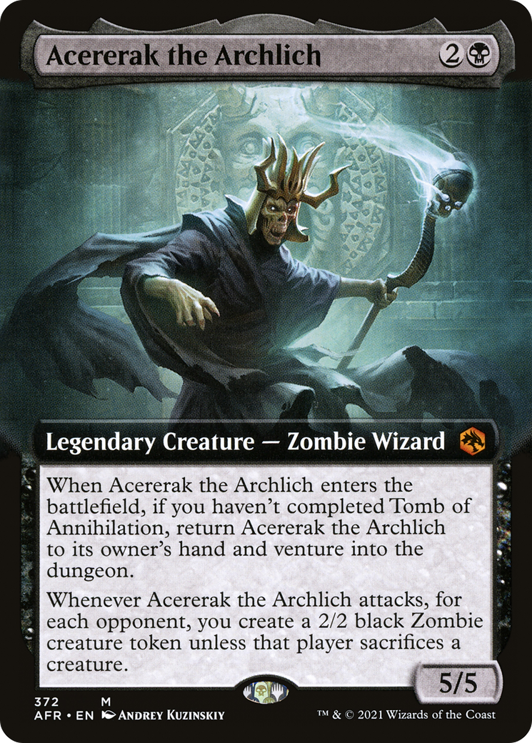 Image of Acererak the Archlich (Extended Art) [Dungeons & Dragons: Adventures in the Forgotten Realms]