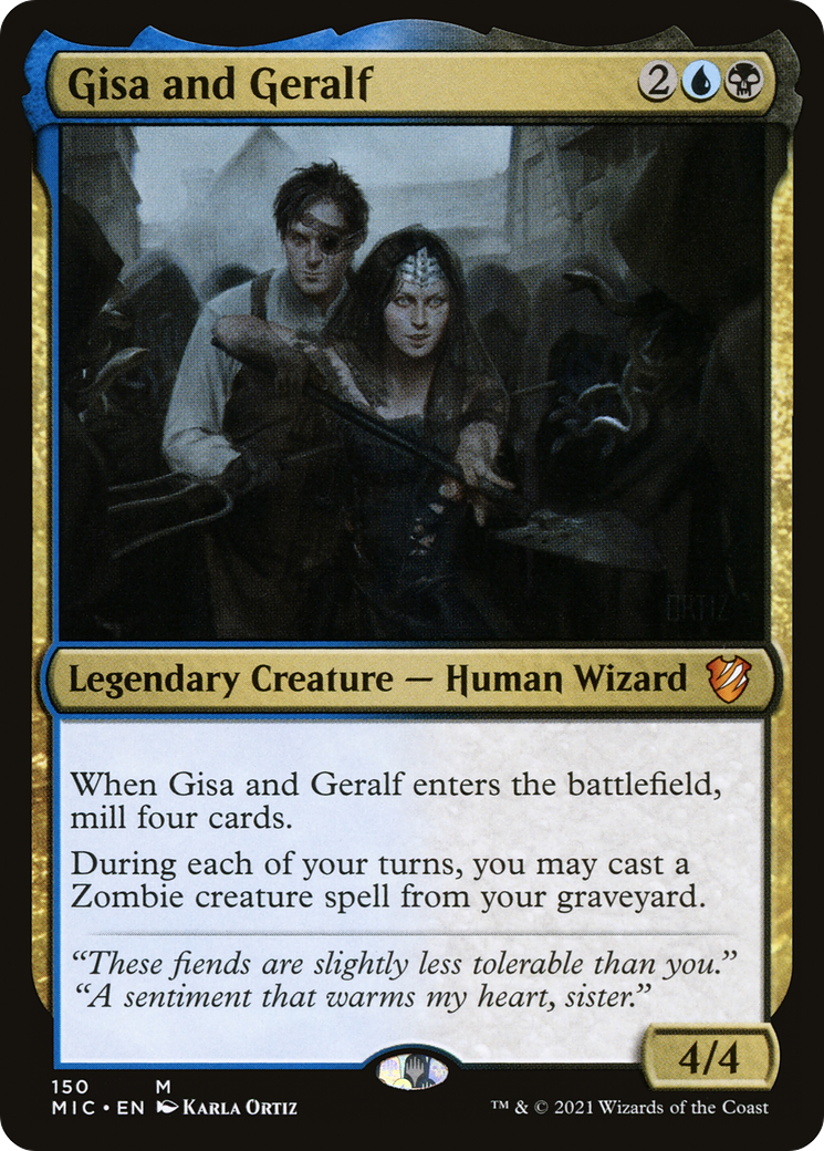 Image of Gisa and Geralf [Innistrad: Midnight Hunt Commander]