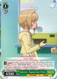 Image of Sakura: Aquarium Date (CCS/WX01-040 U) [Cardcaptor Sakura: Clear Card]