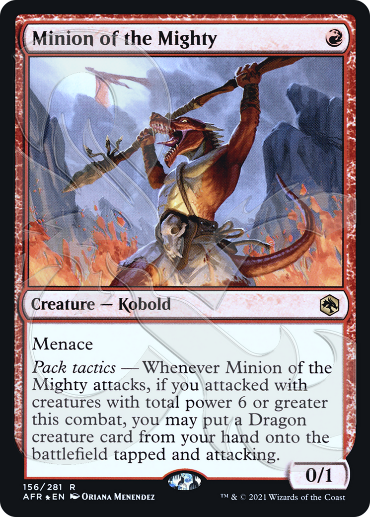 Image of Minion of the Mighty (Ampersand Promo) [Dungeons & Dragons: Adventures in the Forgotten Realms Promos]