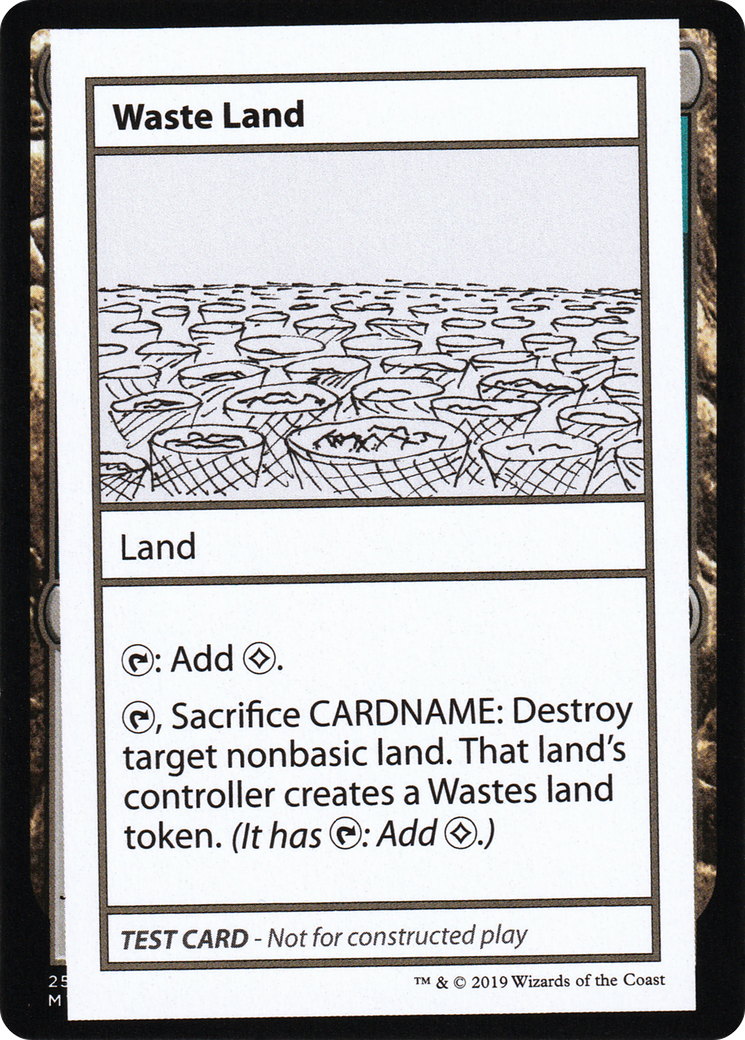 Image of Waste Land (2021 Edition) [Mystery Booster Playtest Cards]
