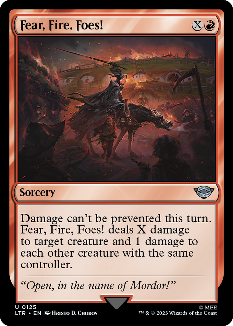Image of Fear, Fire, Foes! [The Lord of the Rings: Tales of Middle-Earth]