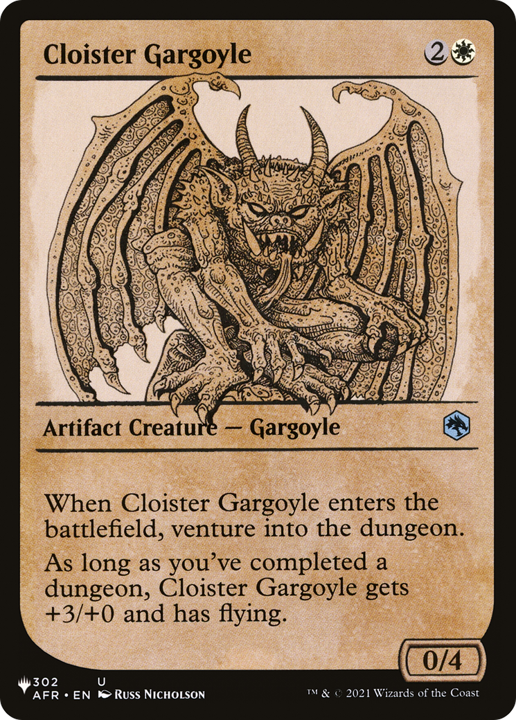 Image of Cloister Gargoyle (Showcase) [The List]