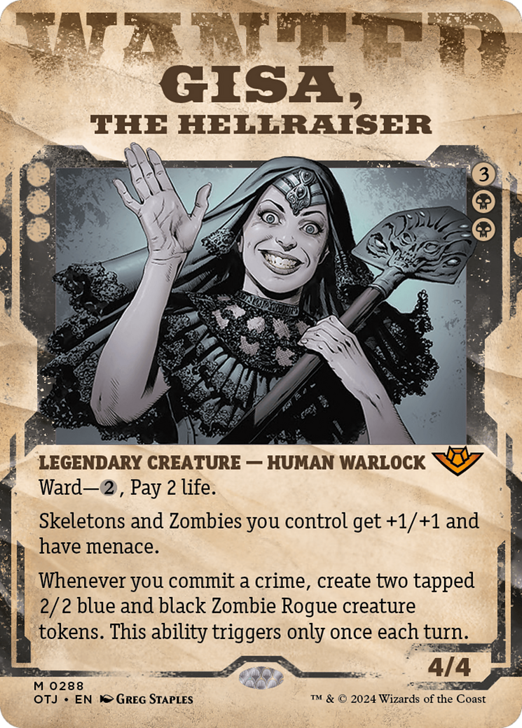 Image of Gisa, the Hellraiser (Showcase) [Outlaws of Thunder Junction]